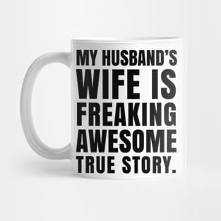 Wife Freaking Awesome Print Mug